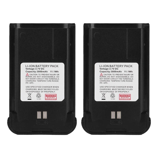 Rechargeable 3000mAh Li-ion Battery Pack for TD-M15 4G Cat1 PoC Two Way Radio, Long Lasting Replacement Battery for Portable Walkie Talkie Communication Devices