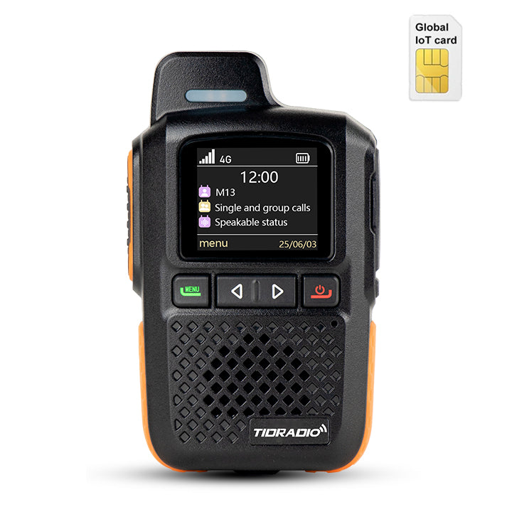 TIDRADIO TD M13 Global POC Radio with 1‑Year SIM Card – 4G LTE Walkie Talkie, 5000‑Mile Long‑Range IP67 Waterproof Two Way Radio with free app platform odmaster
