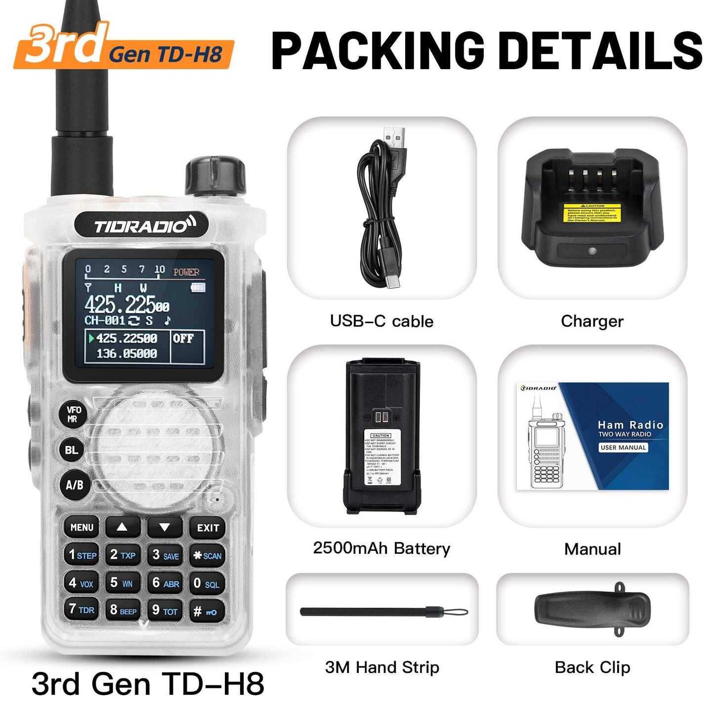 TD-H8 Radio Mystery Box (3rd or 2nd Gen Randomly Shipped)