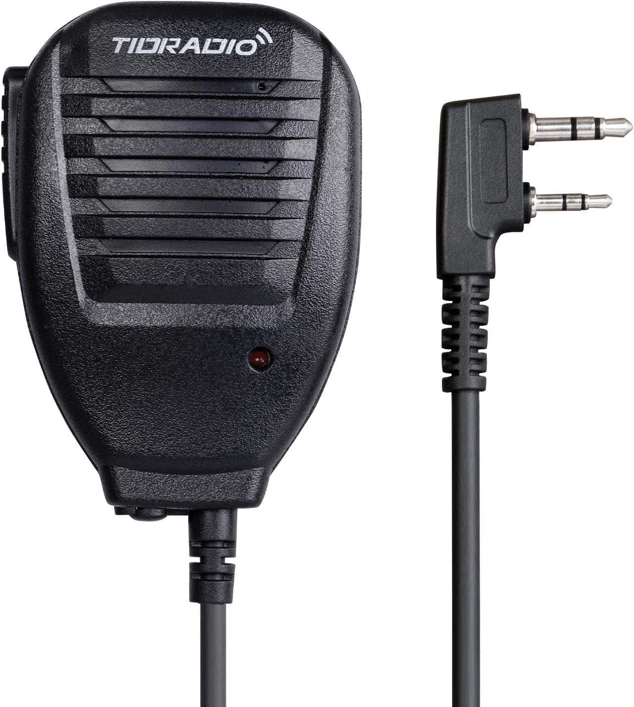 TIDRADIO Speaker MIC for Ham GMRS Radio F8HP UV-5R 5RM 5RX UV-21R UV-5G Plus GM-5RH UV-17R BF-888S F8TD GM-15 PRO UV-S9 Plus UV-82 UV-82HP UV-K5(8) TD-V2 TD-H8 TD-H3 Walkie Talkie Mic