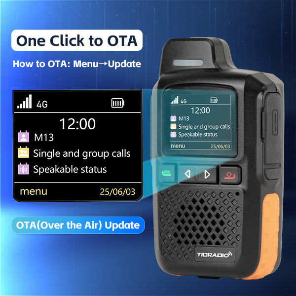 TD-M13 Global PoC Radio with SIM Card