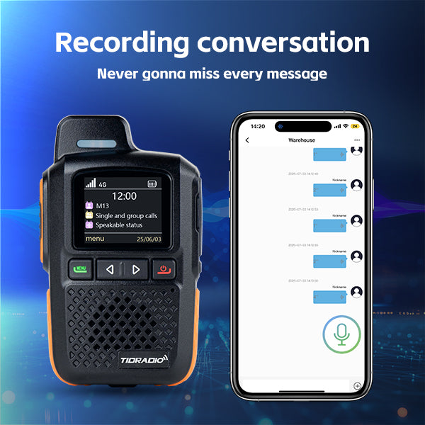 TD-M13 Global PoC Radio with SIM Card
