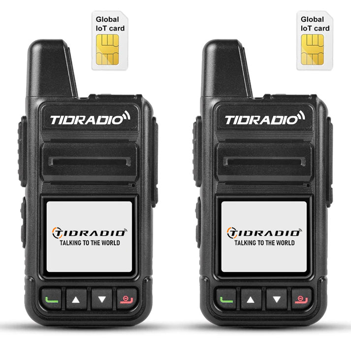 TIDRADIO TD M15 Global POC Radio with 1‑Year SIM Card – 4G LTE Walkie Talkie, 5000‑Mile Long‑Range IP67 Waterproof PTT Radio with free app platform odmaster