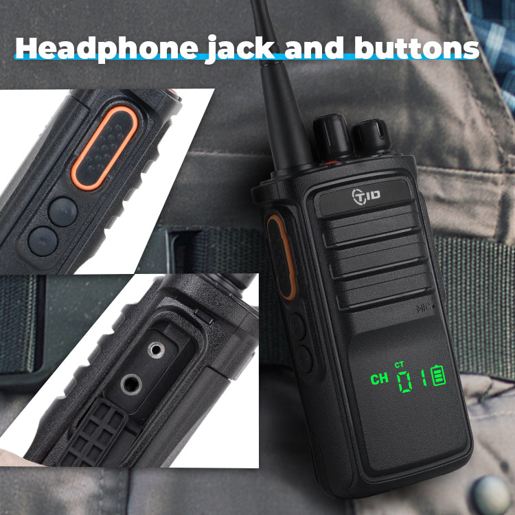 TIDradio TD-V712 Plus CE RoHS 10W Long Range VHF UHF Telsiz Analog Walkie Talkie Communicador Transceiver