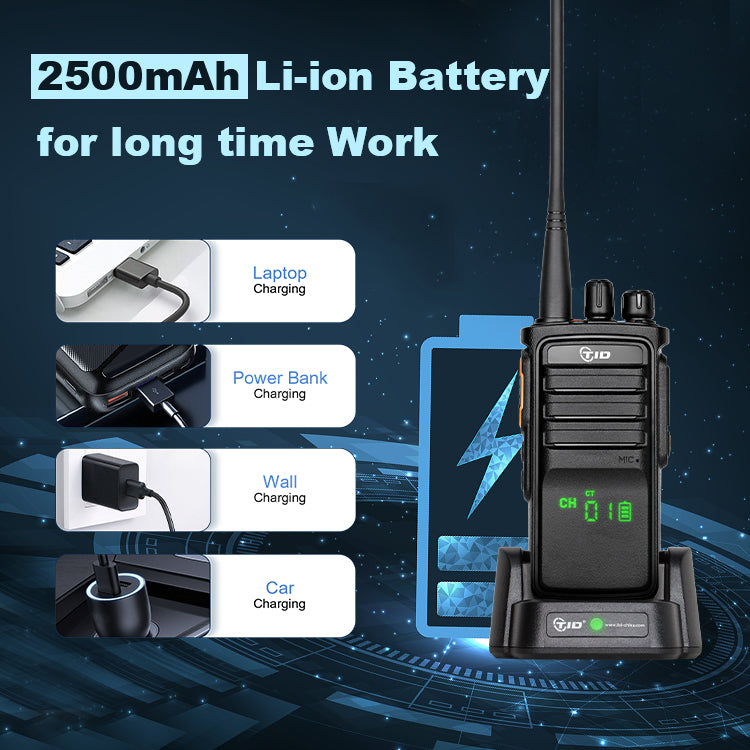 TIDradio TD-V712 Plus CE RoHS 10W Long Range VHF UHF Telsiz Analog Walkie Talkie Communicador Transceiver
