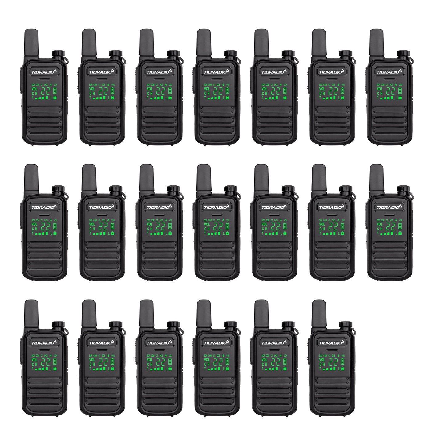 Walkie Talkies for IP67 Waterproof, TIDRADIO TD-M11 Two-way Radios, Wireless Programming, Frequency Copy, 22 FRS Channels, NOAA, VOX, USB C Charging Long Range Rapid Radio Survival Gear 20 pack