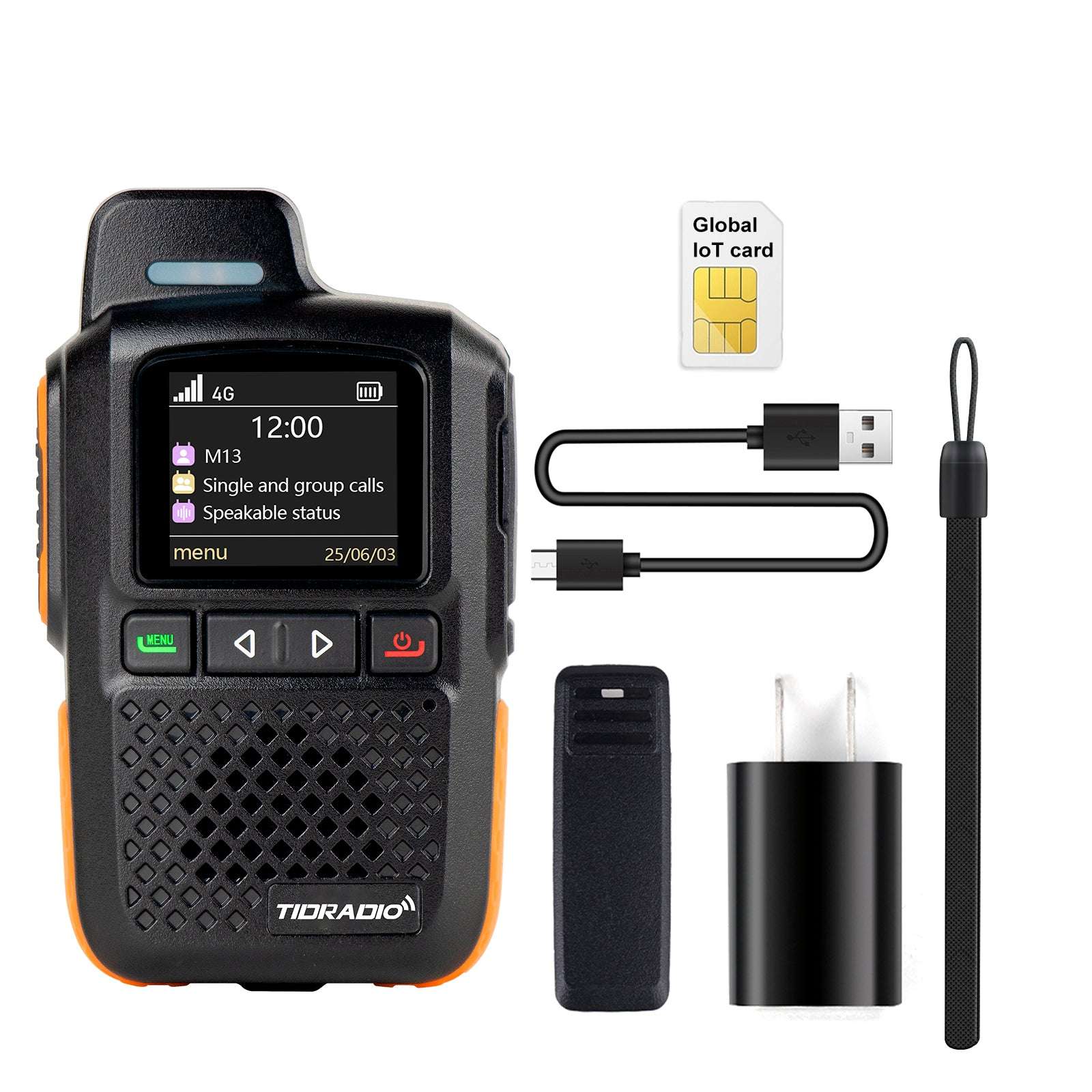 TD-M13 Nationwide PTT Walkie Talkies Long Range 5000 Miles with SIM Card 4G PoC Radio