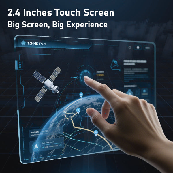 TIDRADIO TD-M6Plus 4G PoC Mobile Radio – 2.4" Touch Screen Vehicle-Mounted Walkie Talkie | In-Car Network PTT Two-Way Radio for Long-Range Communication