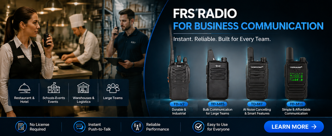 Improve Team Communication with Simple FRS Radios