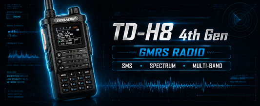 TD-H84 4th Gen GMRS Radio with SMS, Spectrum &amp; Multi-Band