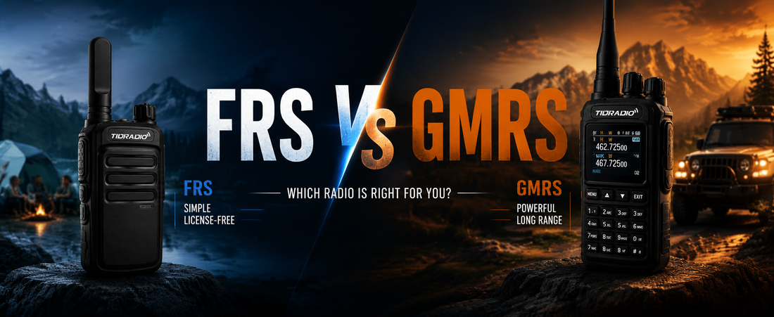 FRS Radio vs GMRS Radio: Which Walkie Talkie Should You Choose?