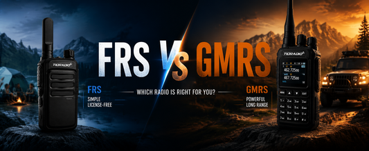 FRS Radio vs GMRS Radio: Which Walkie Talkie Should You Choose?