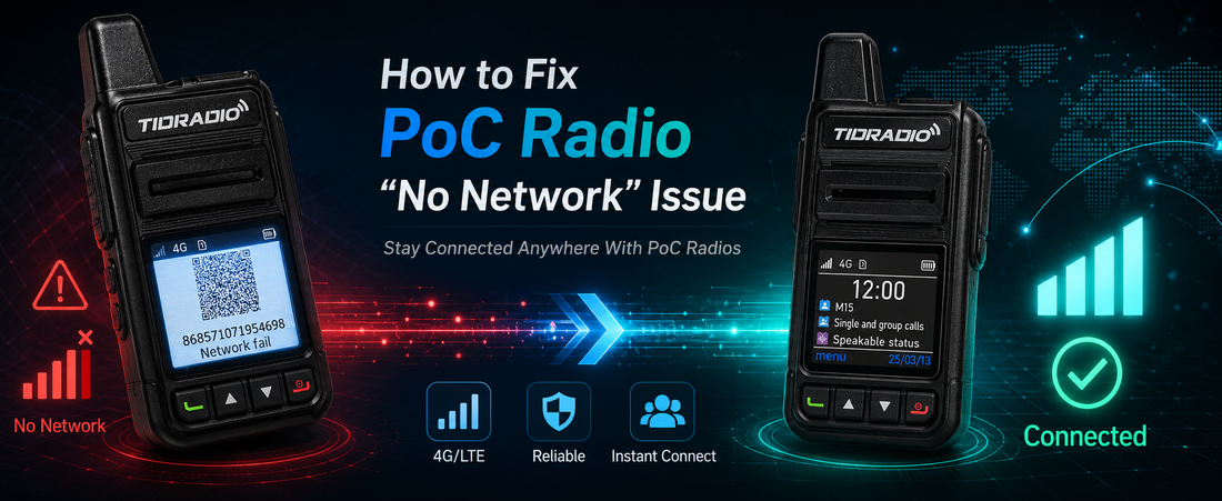 How to Fix PoC Radio “No Network” Issue