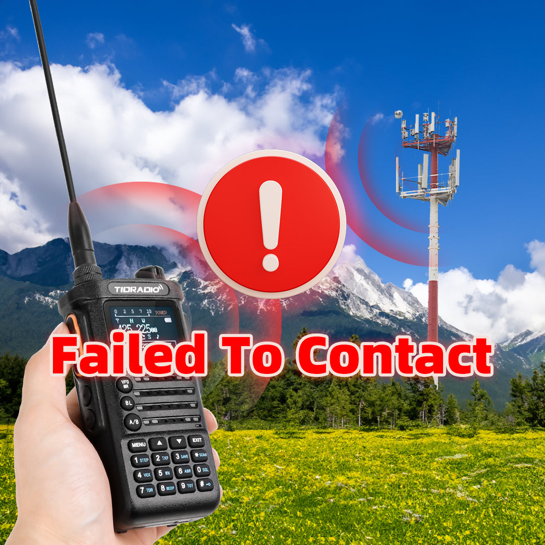 What to do when failing to make contact on a Ham Radio?