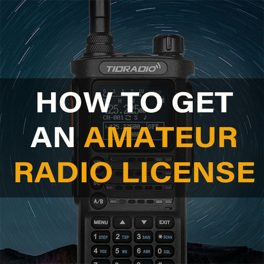 How to get an amateur radio license?