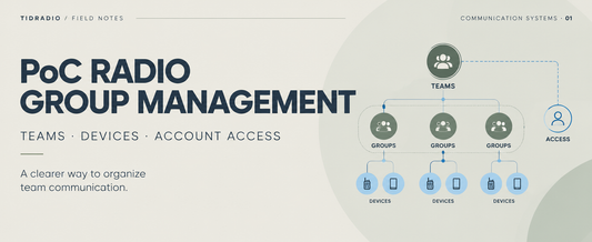 PoC Radio Group Management: Setup & Device Access