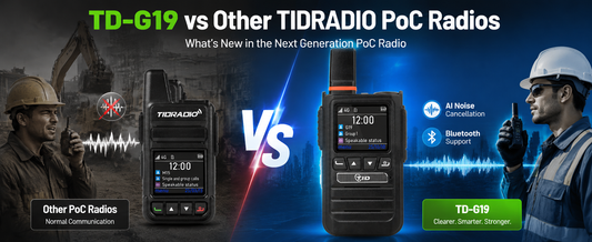 TD-G19 vs Other TIDRADIO PoC Radios: What's New and Who Should Upgrad