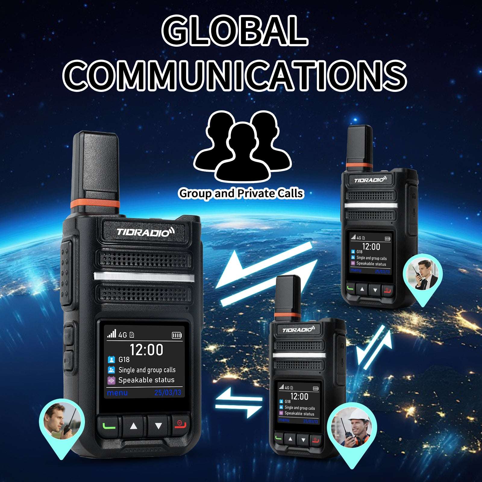 TD-G18 Global 4G PoC Radio with SIM Card （Pre-Sale）