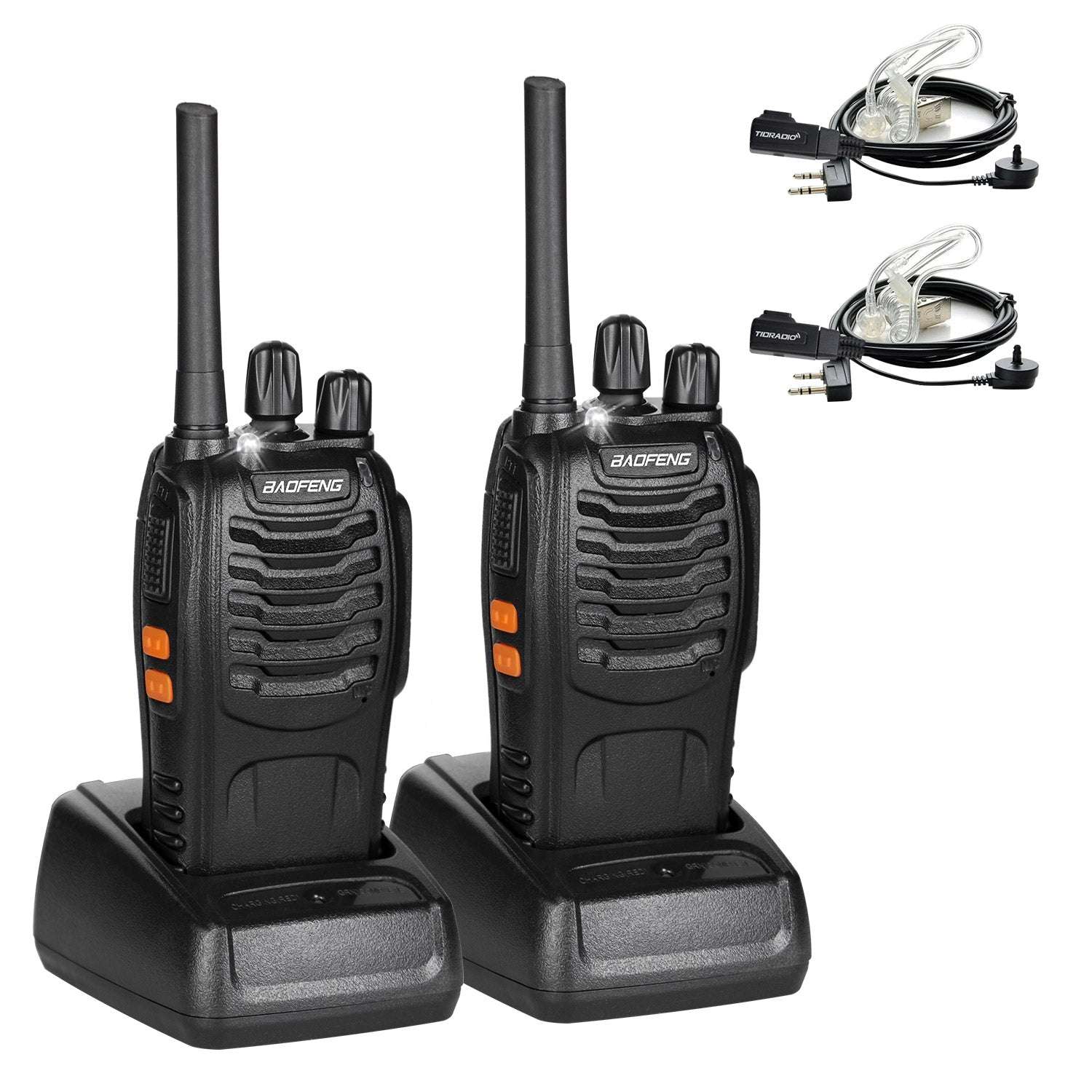 TD-V2 2W License-Free FRS Radio 2 Pack