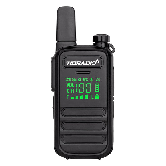 TD-M11 IP67 Waterproof 2W FRS PMR446 Walkie Talkies 2 Pack with 400–480MHz Wideband