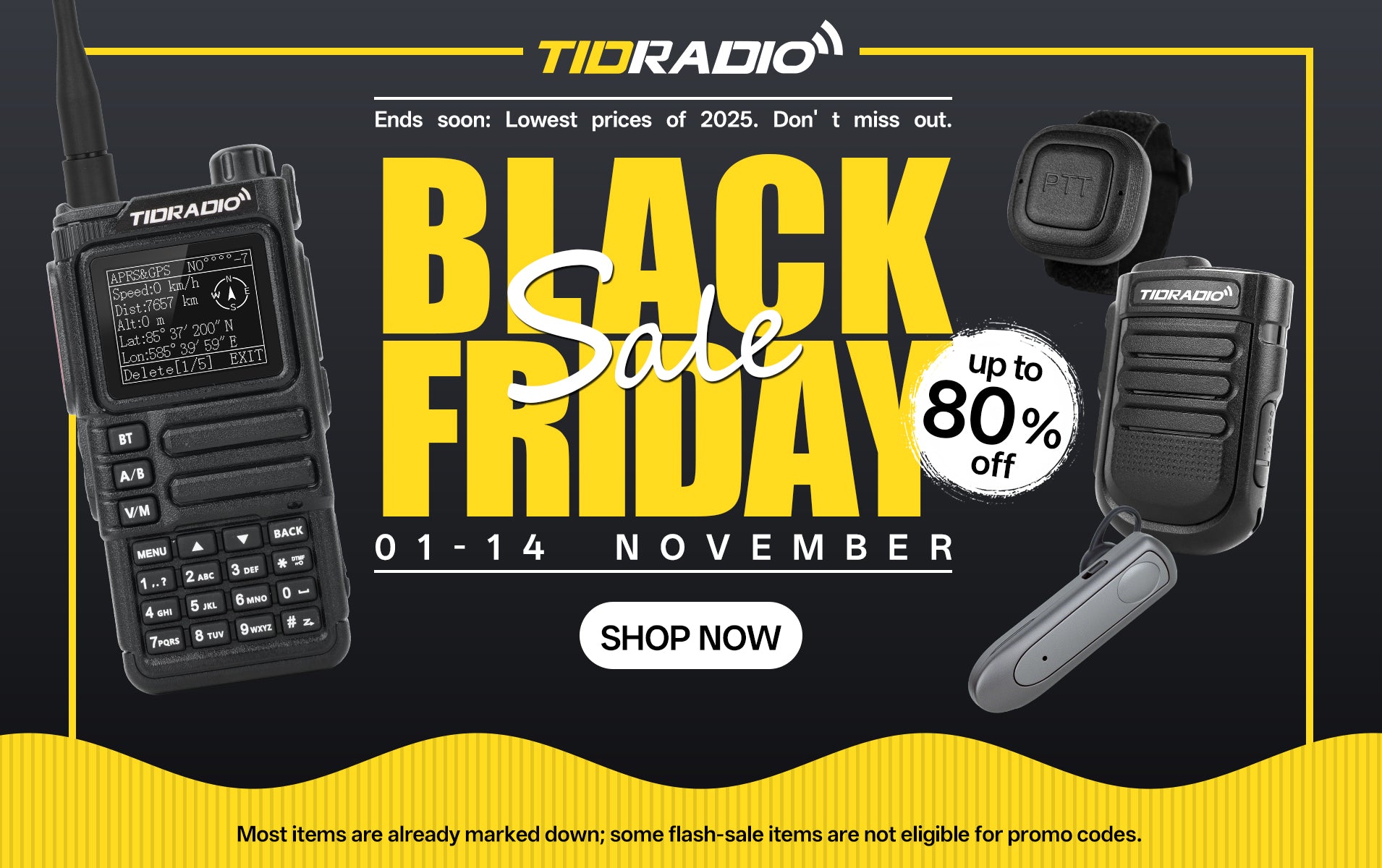 2025 Black Friday 80% Off Deal Cyber Monday Ham GMRS DMR POC 4G Bluetooth walkie talkie APRS GPS Radio