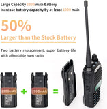Load image into Gallery viewer, 8W High Power Baofeng UV-82  Ham Radio with Large Capacity 2800 mAh Battery