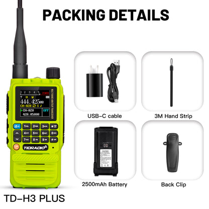 H3 Plus Ham GMRS 5W Bluetooth Radio