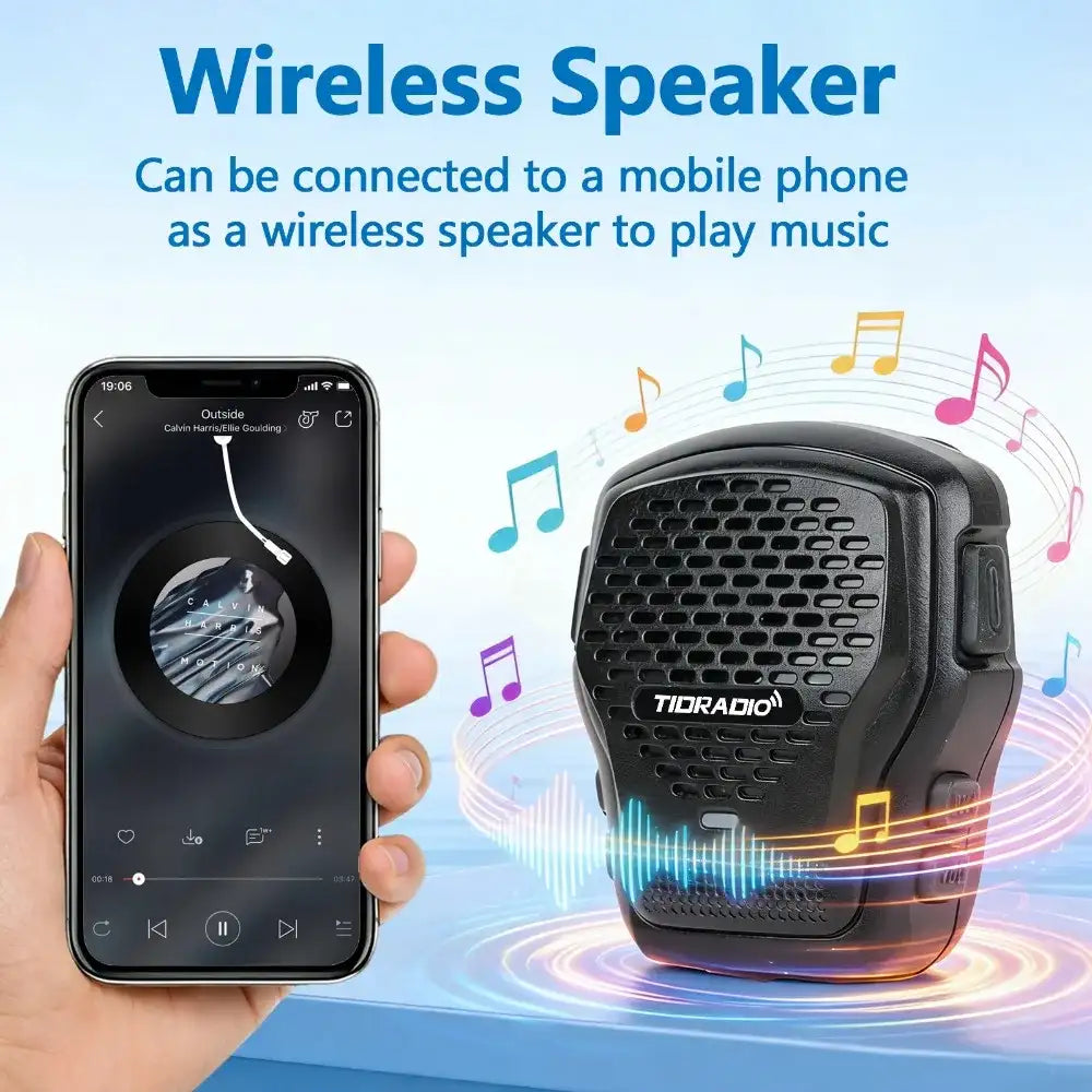 Bluetooth Noise-Cancelling Magnetic  Mic for TD-H3 Plus & TD-H9