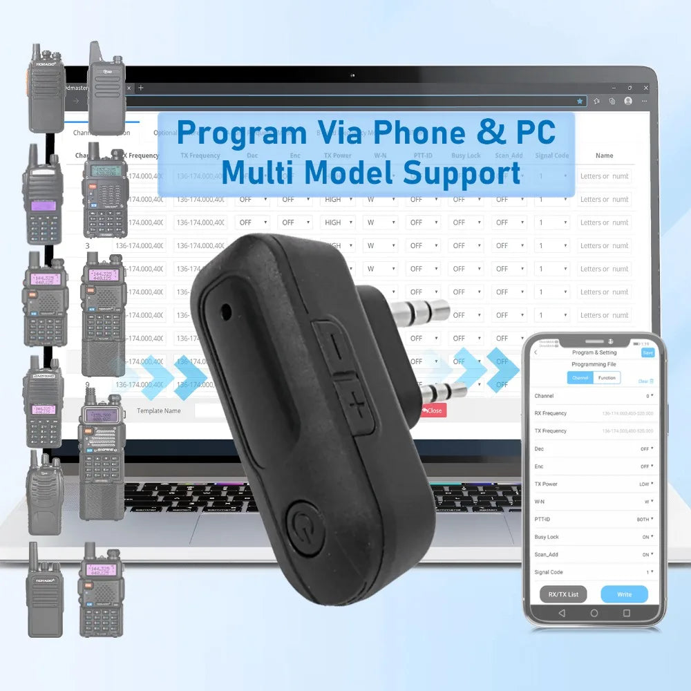 Bluetooth Noise-Cancelling Magnetic  Mic for TD-H3 Plus & TD-H9