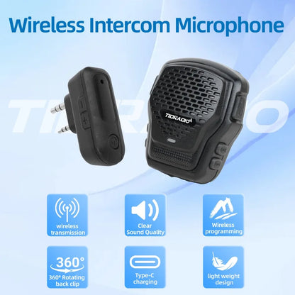 Bluetooth Noise-Cancelling Magnetic  Mic for TD-H3 Plus & TD-H9