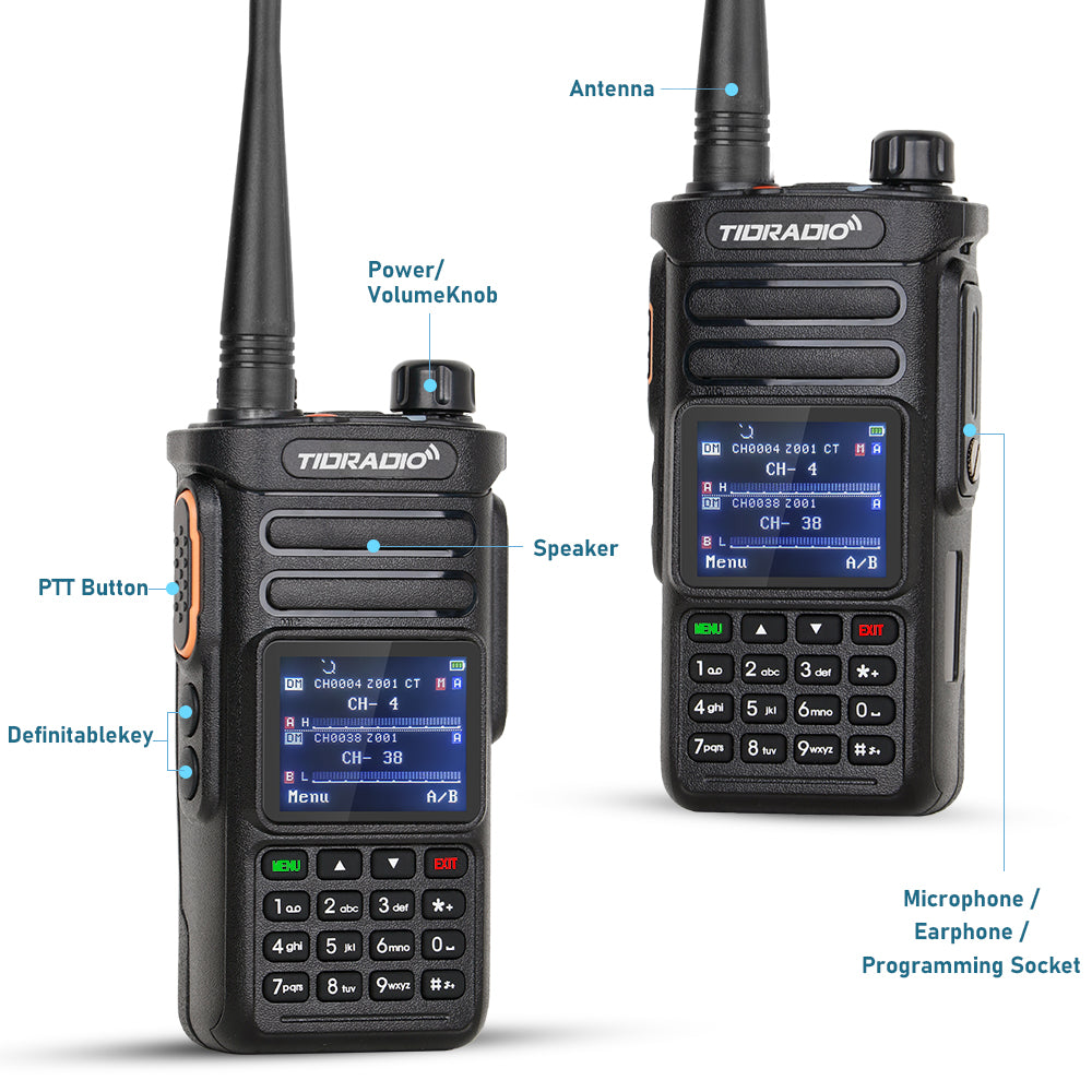 DP738 10W Analog / DMR Radio