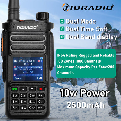 DP738 10W Analog / DMR Radio 2 Packs