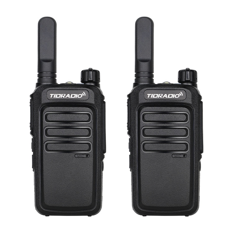 TD M7 AI Noise Canceling Bluetooth Walkie Talkie FRS PMR446 Long Range Two Way Radio with VOX Rugged Drop Resistant Design Loud Audio for Construction Warehouse School Security