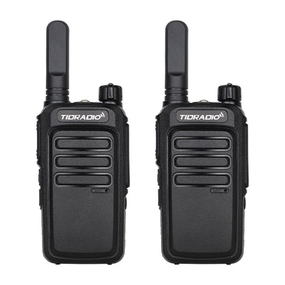 TD M7 AI Noise Canceling Bluetooth Walkie Talkie FRS PMR446 Long Range Two Way Radio with VOX Rugged Drop Resistant Design Loud Audio for Construction Warehouse School Security