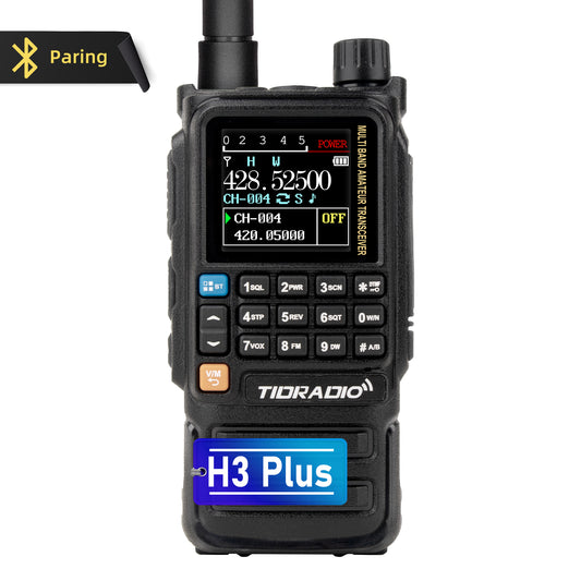 TD-H3 Plus 5W Bluetooth Ham GMRS 8-Band Radio Handheld