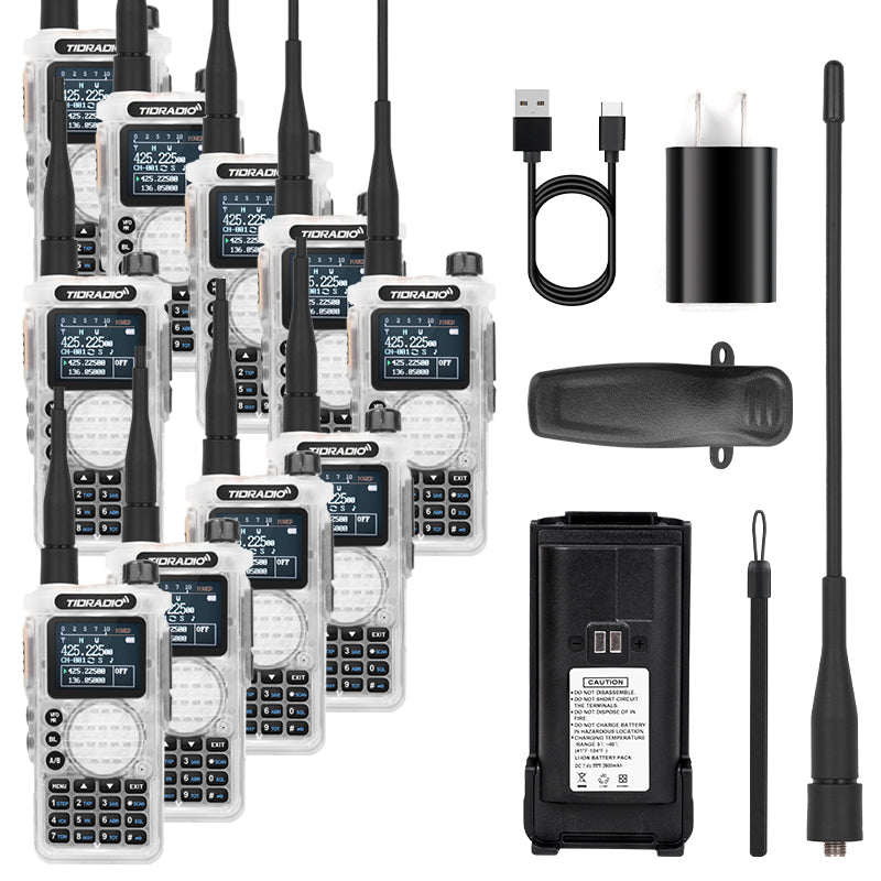 3rd Gen TD-H8 10W Ham GMRS Radio Handheld 8-Band