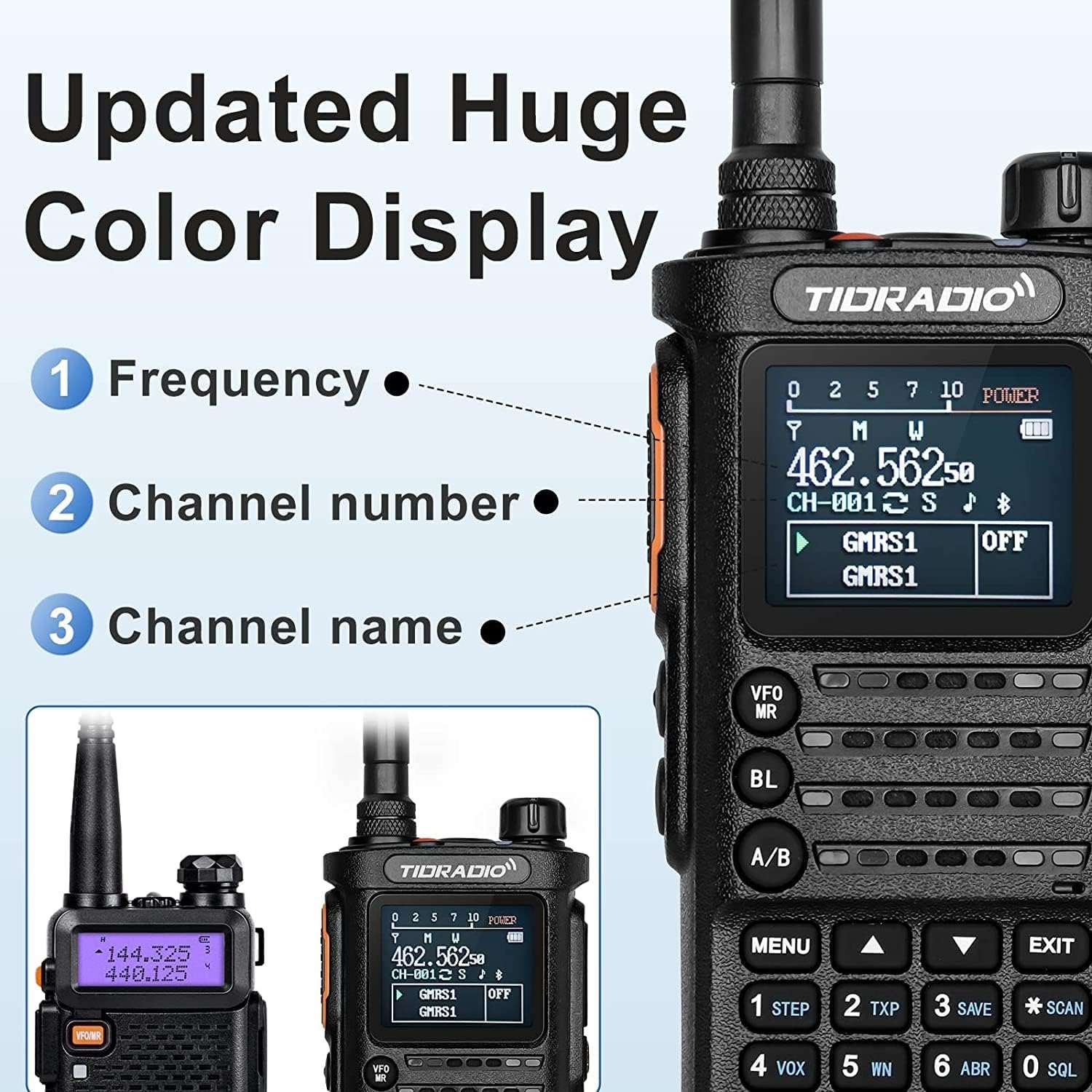 H8 5W Dual Band GMRS Radio for Outdoor Family & Business Communication – Portable License-Required Handheld Transceiver with NOAA Weather Alerts, CTCSS/DCS Privacy Codes, Channel Scan, Voice-Activated VOX, Group Call, , High-Gain Antenna, USB-C Fast Charging, FRS & MURS Compatible Interoperable Two-Way Walkie Talkie for Hunting, Hiking, Camping, Emergency Response, Security, Marine, , Event Management, Retail, School, Church, Hospitality and Vehicle Fleet Dispatch, OEM Programming, Rugged Shockp