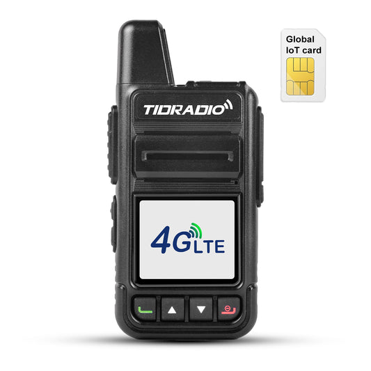 M15 Global POC Radio with 1 Year IoT Card Walkie Talkie Long Range 4G Network 5km 10km Miles for Hiking and Camping