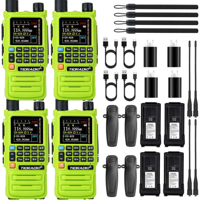 New Upgraded TIDRADIO H3 Plus Ham GMRS Unlocked Global Repeater Bluetooth Answerphone Air Band Long Range BluetoothProgramming AM airband  Wireless  Portable Radio with Upgradable firmware