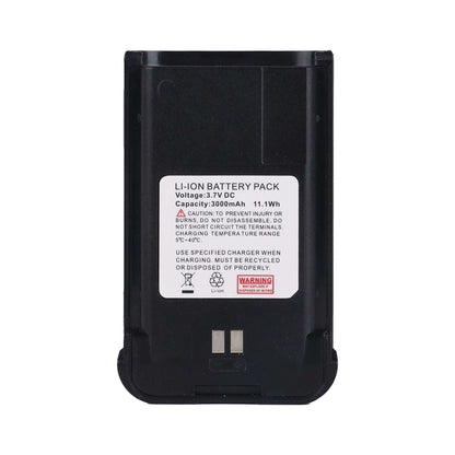 Rechargeable 3000mAh Li-ion Battery Pack for TD-M15 4G Cat1 PoC Two Way Radio, Long Lasting Replacement Battery for Portable Walkie Talkie Communication Devices