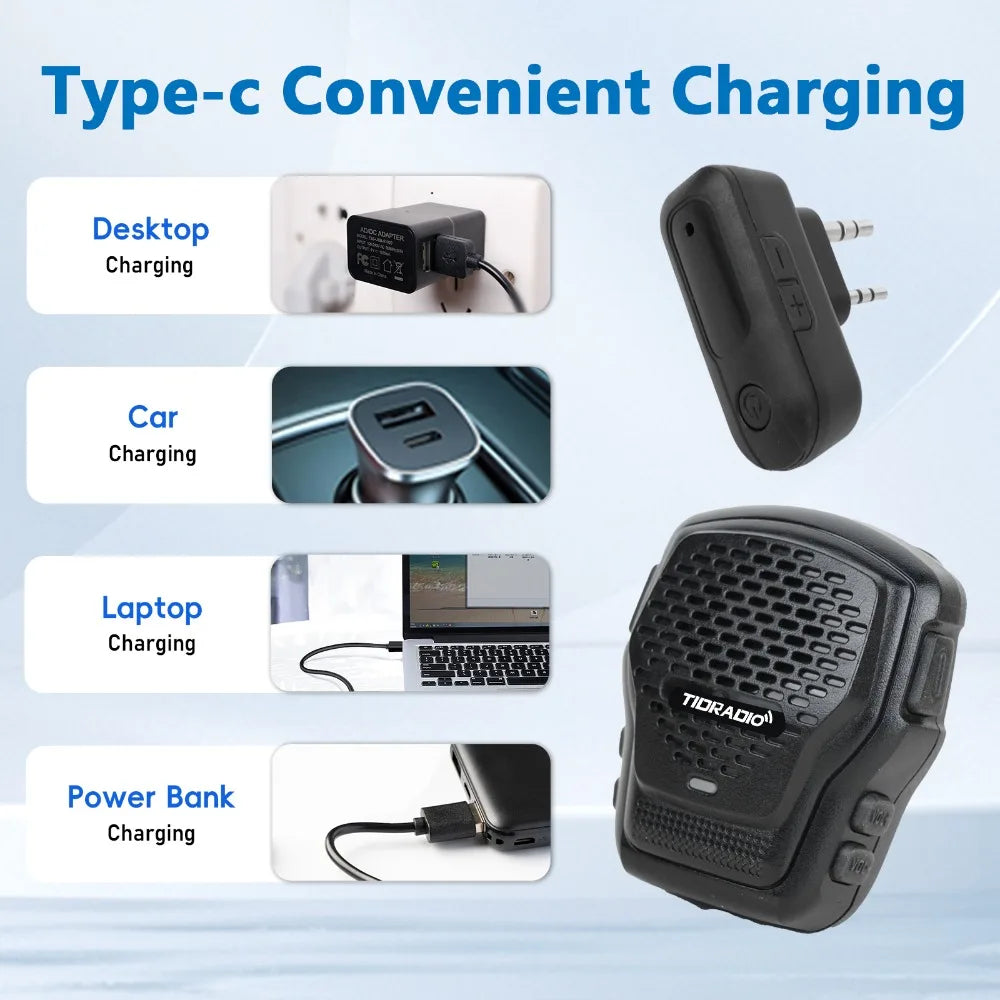 Bluetooth Noise-Cancelling Magnetic  Mic for TD-H3 Plus & TD-H9
