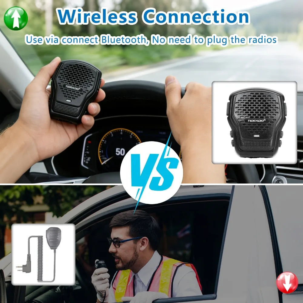 Bluetooth Noise-Cancelling Magnetic  Mic for TD-H3 Plus & TD-H9