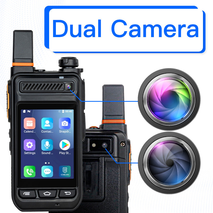 G860A 2.8-Inch Touch Screen IP65 4g PoC Radio with Dual Camera for ...