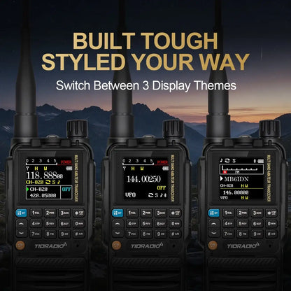 TIDRADIO TD-H3 SE Mini Ham Radio GMRS Long Range Handheld Two Way Radio NOAA Weather Rechargeable Walkie Talkies Dual PTT APP Programming USB-C Charging