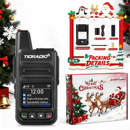 TIDRADIO Christmas HAM GMRS UNLOCKED UHF VHF POC Walkie-Talkie Gift Box (H9, TD-H3 Plus, TD-H8 3rd-Gen, TD- M15, TD-M13, TD-G18, TD-G100, TD-M2 Pro)