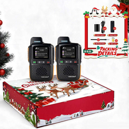 TIDRADIO Christmas HAM GMRS UNLOCKED UHF VHF POC Walkie-Talkie Gift Box (TD-H9, TD-H3 Plus, TD-H8 3rd-Gen, TD- M15, TD-M13, TD-G18, TD-G100, TD-M2 Pro)