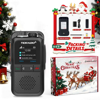 TIDRADIO Christmas HAM GMRS UNLOCKED UHF VHF POC Walkie-Talkie Gift Box (TD-H9, TD-H3 Plus, TD-H8 3rd-Gen, TD- M15, TD-M13, TD-G18, TD-G100, TD-M2 Pro)