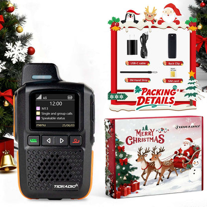TIDRADIO Christmas HAM GMRS UNLOCKED UHF VHF POC Walkie-Talkie Gift Box (TD-H9, TD-H3 Plus, TD-H8 3rd-Gen, TD- M15, TD-M13, TD-G18, TD-G100, TD-M2 Pro)
