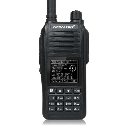 TIDRADIO TD-638 10W IP67 Waterproof Long Range Ham Radio GPS APRS Bluetooth APP Programming UHF VHF GMRS Walkie Talkie
