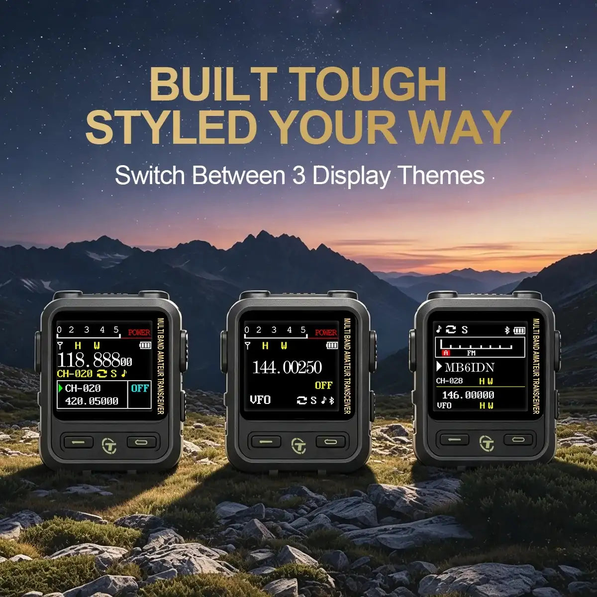 TIDRADIO TD-H3 SE Ham Radio GMRS Long Range Handheld Two Way Radio NOAA Weather Rechargeable Walkie Talkies Dual PTT APP Programming USB-C Charging
